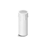 Houben 100162 Kerzenhülse E14 Tropfen,weiß,85mm 