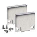 Barthelme 62398613 Endkappen-Set Alu hoch für BARdolino Profil 