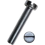 Dresselhaus 0400/001/51 5x30 Zylinderschraube mit Schlitz 4.8 M5x30 galvanisch verzinkt 100 Stück 