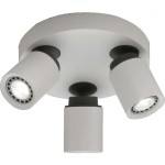 Böhmer 42528 LED-Aufbaustrahler 3xGU10 weiß/anthrazit 