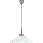 Hufnagel 613115 Pendelleuchte Platin Alabaster weiß 