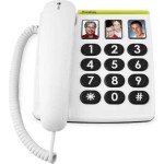 doro doroPhoneEasy331phws Großtastentelefon schnurgebunden 