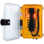 Funke + Huster InduTel-LED 11264506 Telefon wetterfest gelb 