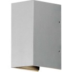 Konstsmide 7940-310 LED-Wandleuchte grau/alu Lichtaustr.verstellb 