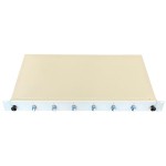Paschke 442304-06SA Spleissbox/Patchpanel 19" 6x LCd OS2 BLAU 