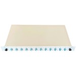 Paschke 442405-12SA Spleissbox/Patchpanel 19" 12xLCd OM3 AQUA 