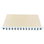 Paschke 443705AQ-12SA Spleissbox/Patchpanel 19" 12xSCd OM3 AQUA 