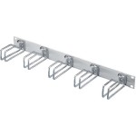 Rittal DK 7257.200 Rangierpanel 1HE RAL7035 mit 5 Kabelführungsbügel 