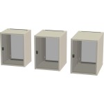 Enoc N V E 218 Wandschrank 21HE mit Glastür 999x565x800 