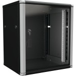 Enoc W2 12-65-S Wandschrank 12HE 2-teilig schwarz 19 Zoll600x500x668mm 
