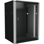Enoc W2 15-65-S Wandschrank 15HE 2-teilig schwarz 19 Zoll600x500x801mm 