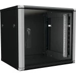 Enoc W2 9-65-S Wandschrank 9HE 2-teilig schwarz 19 Zoll600x500x535mm 