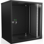Enoc W3 12-4-S-SNP Wandschrank SNP 12HE schwarz 19 Zoll550x400x582mm 