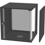 Enoc W3 12-5-S-SNP Wandschrank SNP 12HE schwarz 19 Zoll550x500x582mm 