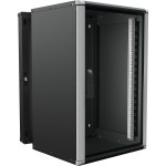 Enoc Wr2 18-66-S Wandschrank 18HE 3-teilig schwarz 19 Zoll600x600x934mm 