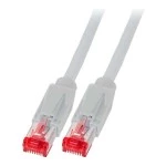 E F B k8051.1m grau Patchkabel Cat.6A 2xHRS TM21 1 Meter gr 