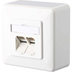 Metz Connect E-DATC6 8/88APrws Anschlußdose Cat.6 reinweiß 