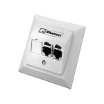 Panduit CS2P6TGAWY Schrägzentralplatte 3-Port 2xCJS688TG 1Blindmit 