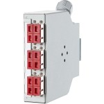 Metz Connect OpDAT REGplus 6SCD LWL-Spleißverteiler 6xSC-D Kupplung 