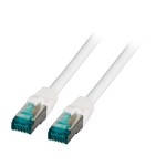 E F B EC6000A 2m weiß Patchkabel Cat.6A S/FTP RJ45 
