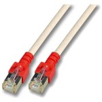 E F B K5450.1m grau Crossoverkabel Cat.5e 2xRJ45 mit SFTP 1 Meter gr 