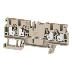 Weidmüller A4C 2.5 Durchgangsklemme 0,14-2,5 qmm beige 