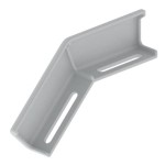 Unex 66842 Winkelverbinder fallend lichtgrau 