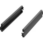 Rittal VX 8640.031 VX Sockel-Blenden 100mm fürT:400mm 2 Stück 
