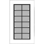 Issendorff LCN - GT12W Glas-Tastenfeld weiß mit 12 Tasten 