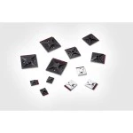 HellermannTyton MB3APT-I PA66 BK 100 Befestigungssockel 19x19mm schw Kleber 100 Stück 