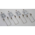 Sun Cracks 300515 Halteclips für quad. Panels Set 4Stk. 4 Stück 