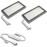 Hera 61057420282 LED-Unterbauleuchte 2er Set warmweiß eds-optik 