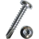 Dresselhaus 6054/001/01 3,9x16 Bohrschraube mit Linsenkopf + Innen-6-Rund I-15 1000 Stück 