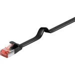 Goobay 94235 Flachkabel U/FTP Cat6 schwarz 5 Meter 