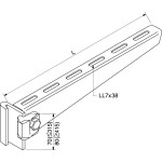 Rico 16B1-300-V Ausleger 300mm 3,6 kN 