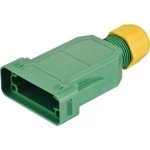 Harting 09140010730 Kupplungsgehäuse Kunststoff grün 2 Stück 