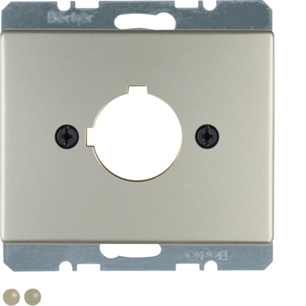 Berker 10710104 Zentralstück für Melde- und Befehlsgerät Ø 22,5 mm Arsys Edelstahl Rostfrei