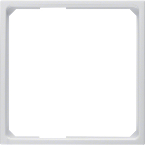 Berker 11099089 Adapterring für Zentralstück 50 x 50 mm S.1/B.3/B.7 polarweiß glänzend