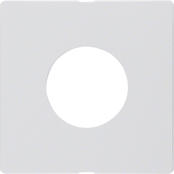 Berker 11246089 Zentralstück für Drucktaster und Lichtsignal E10 Q.1/Q.3 polarweiß samt