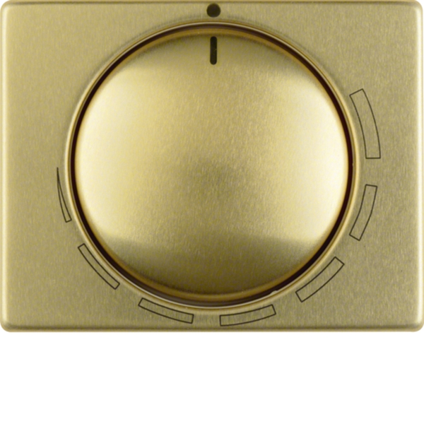 Berker 11340022 Zentralstück mit Regulierknopf für Drehzahlsteller Arsys gold Metall