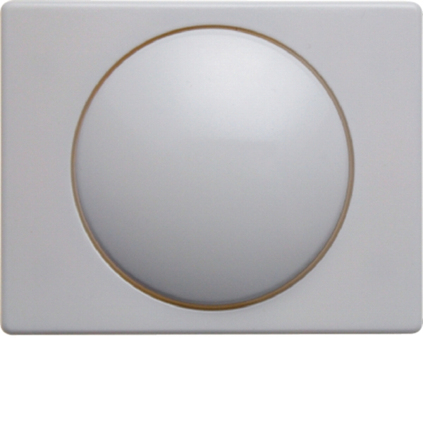 Berker 11350069 Zentralstück mit Regulierknopf für Drehdimmer Arsys polarweiß glänzend