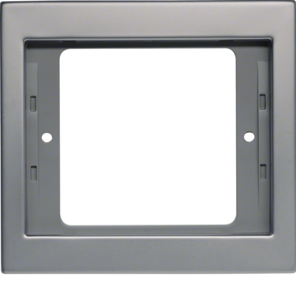 Berker 13137004 Rahmen 1-fach K.5 Edelstahl Metall mattiert