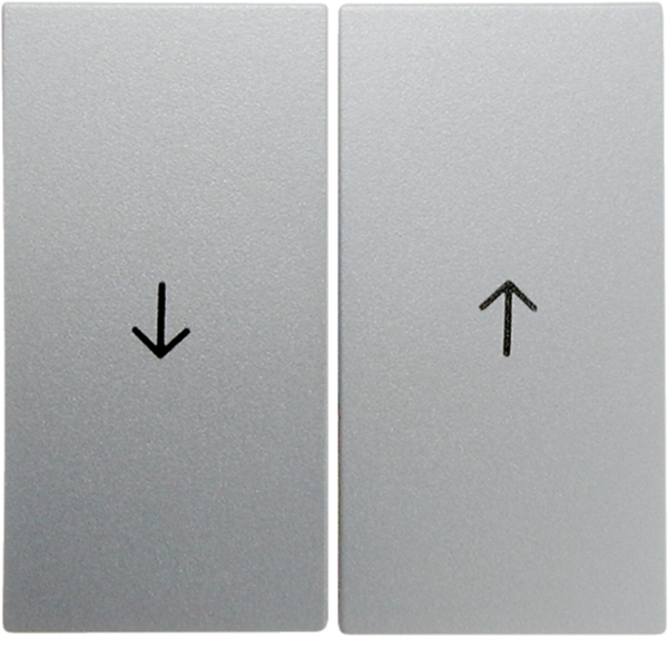 Berker 16251404 Wippe 2-fach mit Aufdruck Symbol Pfeil S.1/B.3/B.7 alu matt