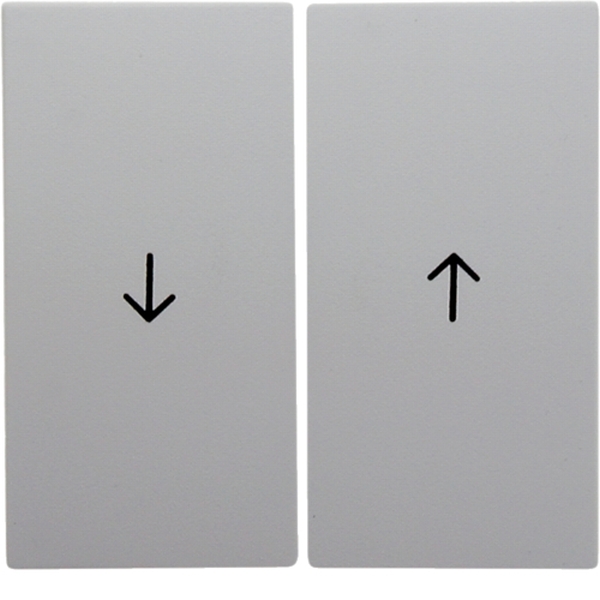 Berker 16251909 Wippe 2-fach mit Aufdruck Symbol Pfeil S.1/B.3/B.7 polarweiß matt