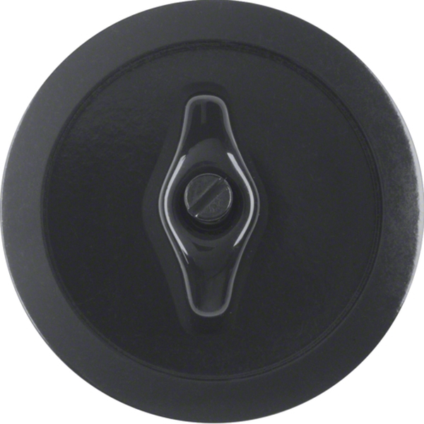 Berker 164701 Zentralstück mit Knebel Serie 1930 schwarz glänzend