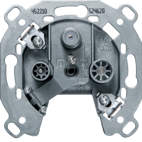Berker 452210 Antennen-Steckdose 3Loch SAT TV FM Einzeldose