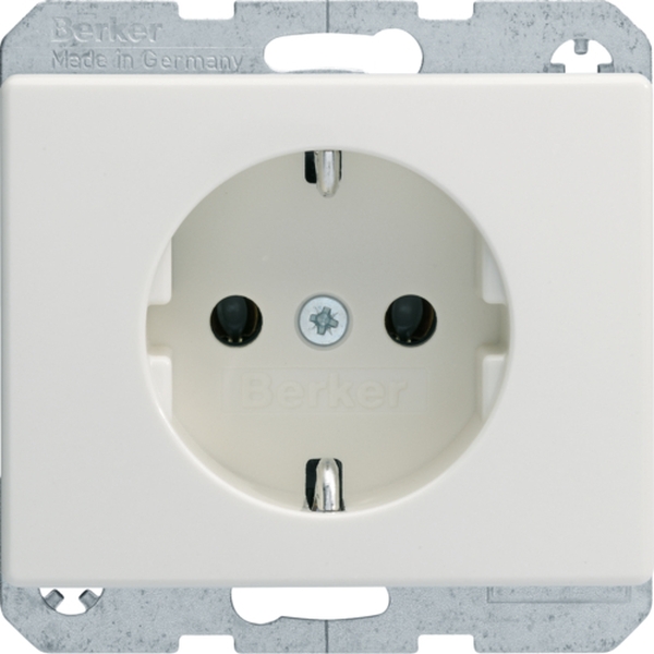 **Berker 47150002 Schuko-Steckdose Arsys cremeweiß glänzend