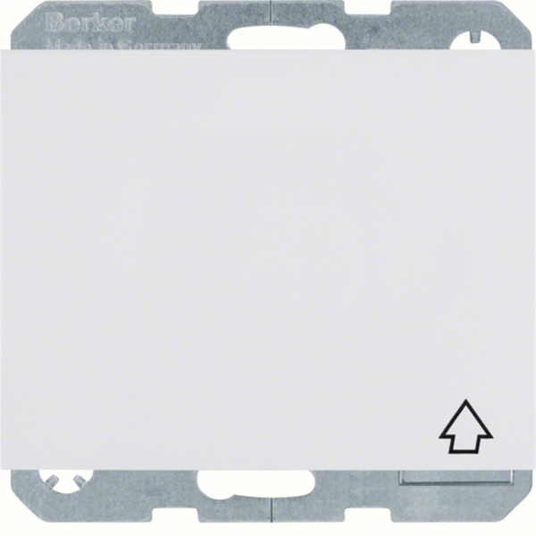 Berker 47517109 Schuko-Steckdose mit Klappdeckel und erhöhter Berührungsschutz K.1 polarweiß glänzend