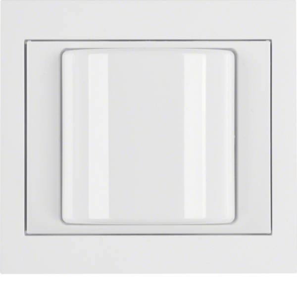 Berker 52037009 Lichtsignal mit Rahmen K.1 polarweiß glänzend
