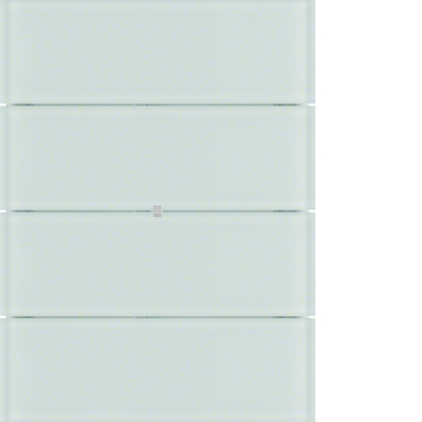 Berker 75164590 Tastsensor 4-fach Komfort B.IQ Glas polarweiß